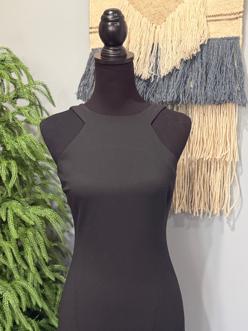 Elizabeth and James Damon Dress Black NWT Minimalist Designer Cocktail Dress - Picture 3 of 6